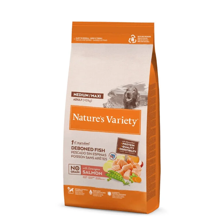 Nature´s Variety Adult Medium/Maxi Salmón Noruego No Grain 3KG