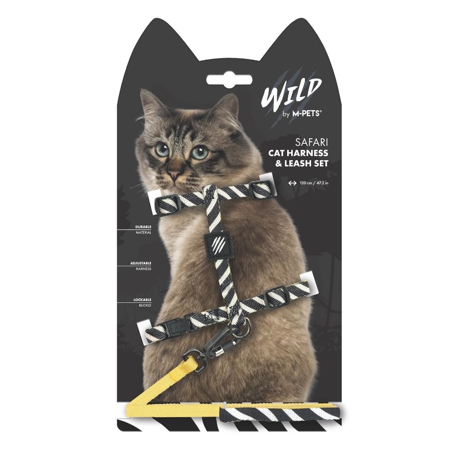 WILD Set Arnés y Correa Para Gato