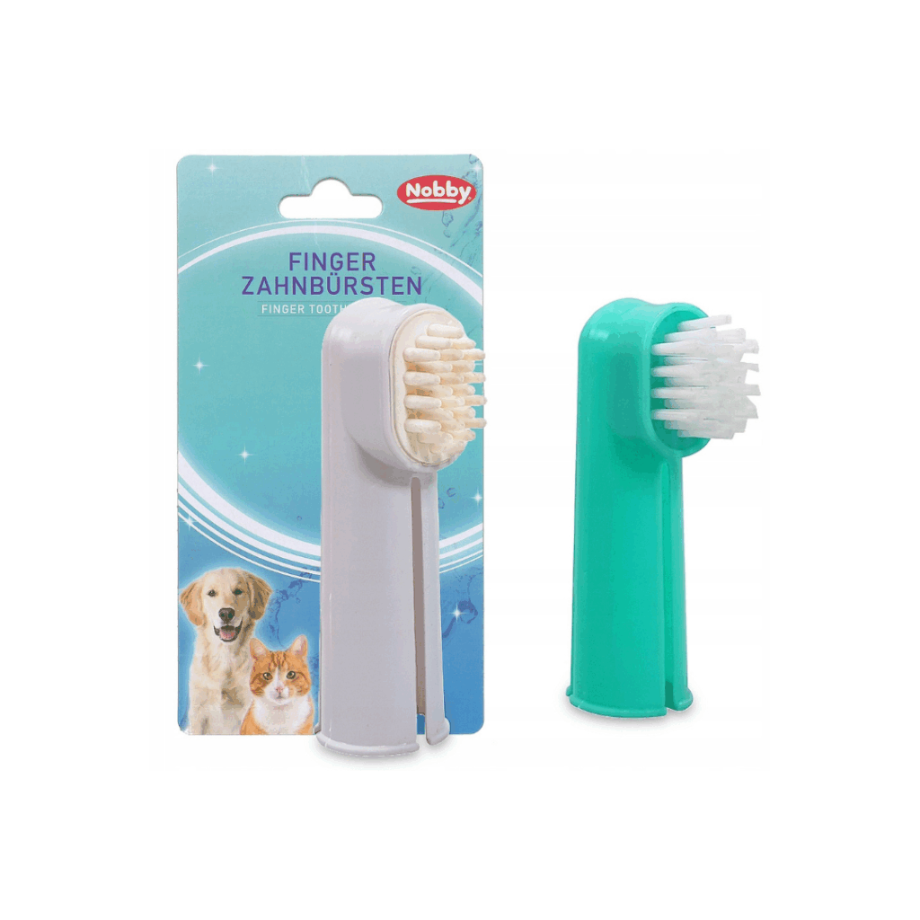Set Cepillos de Dientes de Dedo para Perros y Gatos