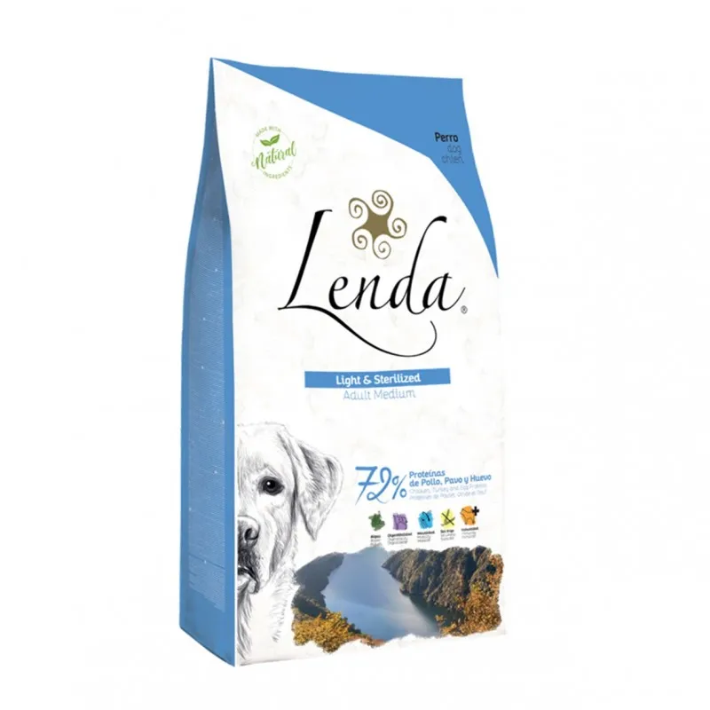 LENDA Light y sterilized adult medium (2kg)