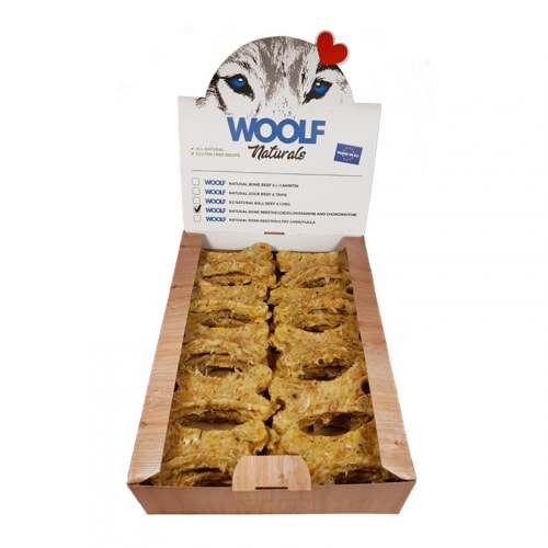 Snack natural vacuno, vegetales y glucosamina