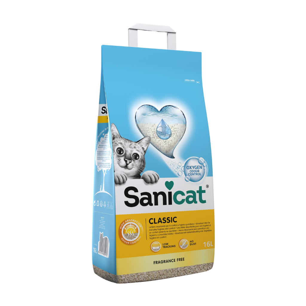 Sanicat Clumping Odor Fragance Free 16L