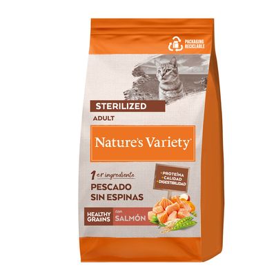 Nature´s Variety Sterilized Salmón Noruego Healthy Grains 1,25KG