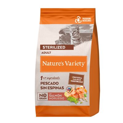 Nature´s Variety Sterilized Salmón Noruego No Grain