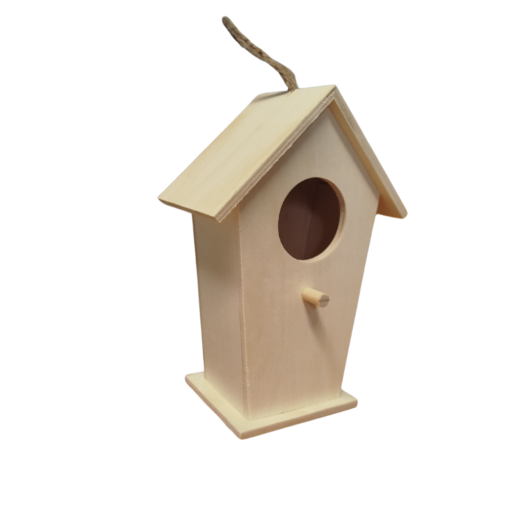 Caseta de madera para pájaros