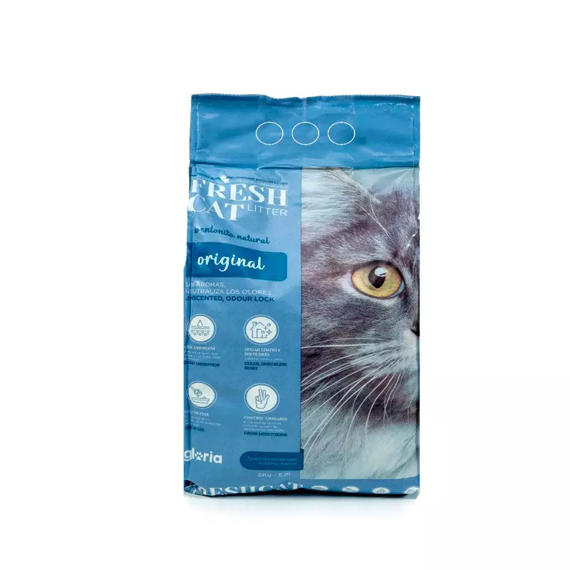 GLORIA Fresh cat litter bentonita natural