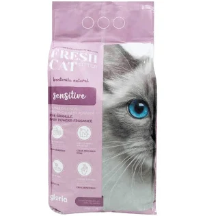 GLORIA Fresh cat litter bentonita natural SENSITIVE AGLOMERANTE