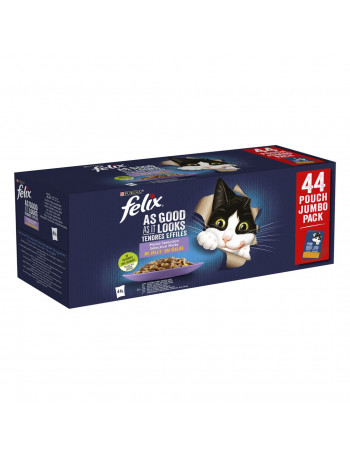 FELIX FANTASTIC JUMBO PACK MIXED 44X85GR