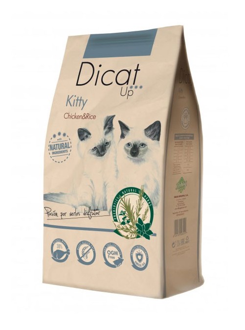 DICAT UP KITTY | PIENSO DE POLLO PARA GATITOS (1,5KG)