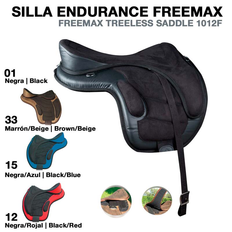 SILLA DE MARCHA 17.5” FLEXIBLE – Silla de Montar Sin Armadura (Trail / Trekking Saddle) MARRON/BEIGE
