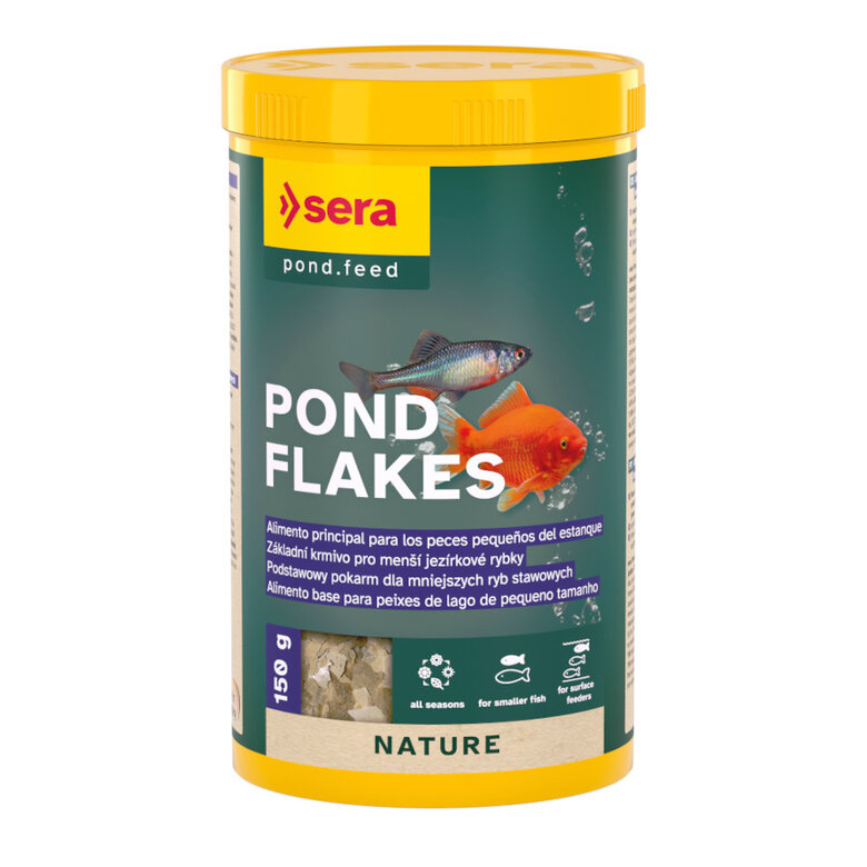 SERA POND FLAKES | ALIMENTO PARA PECES PEQUEÑOS DE ESTANQUE