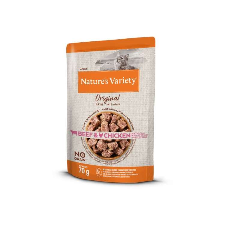 NATURE'S VARIETY ORIGINAL | PATÉ DE TERNERA Y POLLO PARA GATO