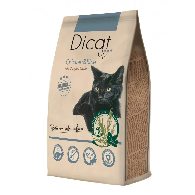 DICAT UP CHICKEN & RICE | PIENSO PARA GATOS ADULTOS DE POLLO Y ARROZ (3KG)