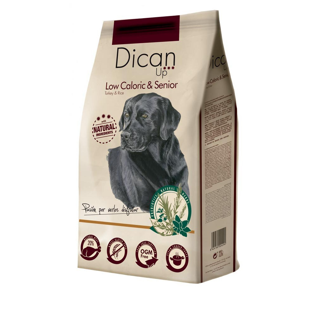 DICAN UP LOW CALORIC & SENIOR | PIENSO POCO CALÓRICO PARA PERROS SENIOR