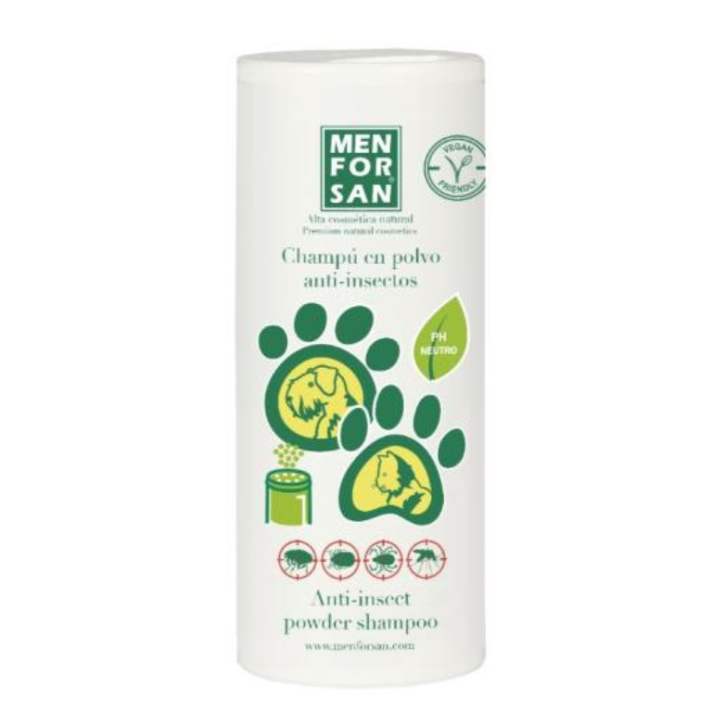 CHAMPU EN POLVO ANTI-INSECTOS PARA ROEDORES | MEN FOR SAN