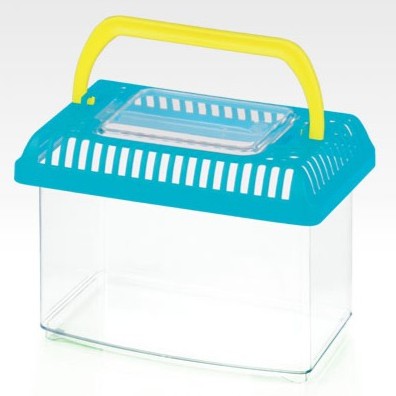 ACUARIO MEDIO CON TECHO 4,5L 27.5x16.5x17.5cm | OK FOR PETS
