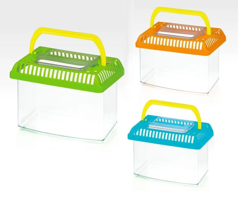 ACUARIO PEQUENO CON TECHO 2,5L 22x14x15cm | OK FOR PETS