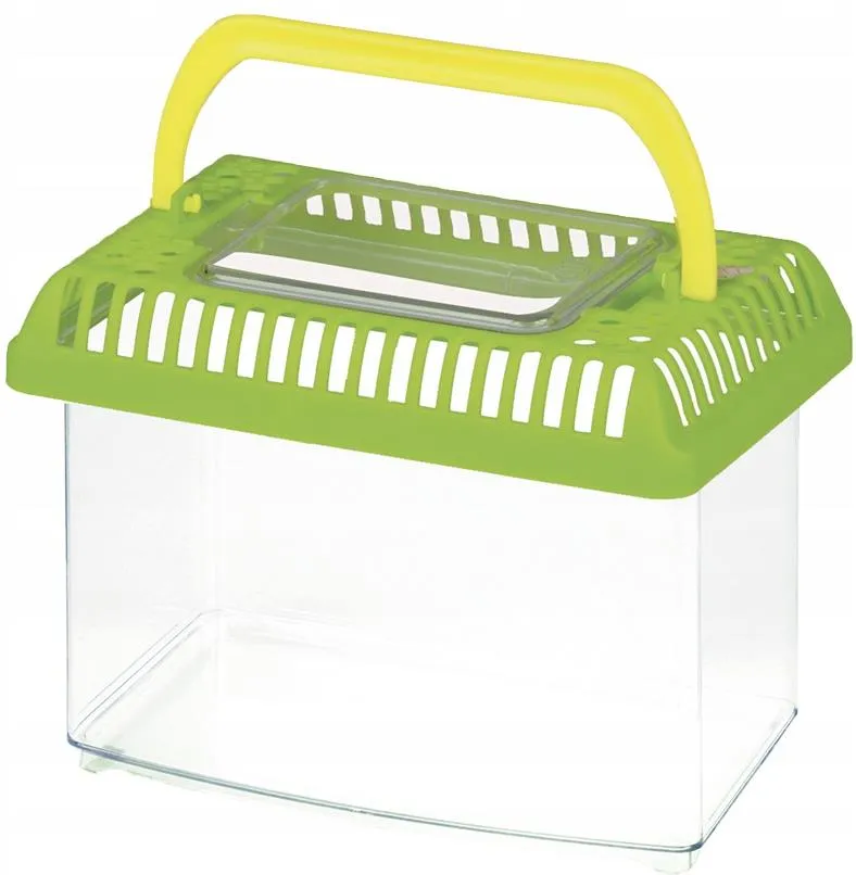 ACUARIO MINI CON TECHO 1,5L 18x11x15cm | OK FOR PETS