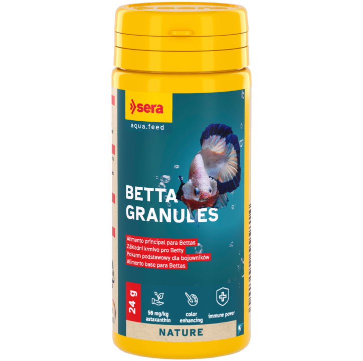SERA BETTA GRANULES | ALIMENTO PRINCIPAL PARA PEZ BETTA