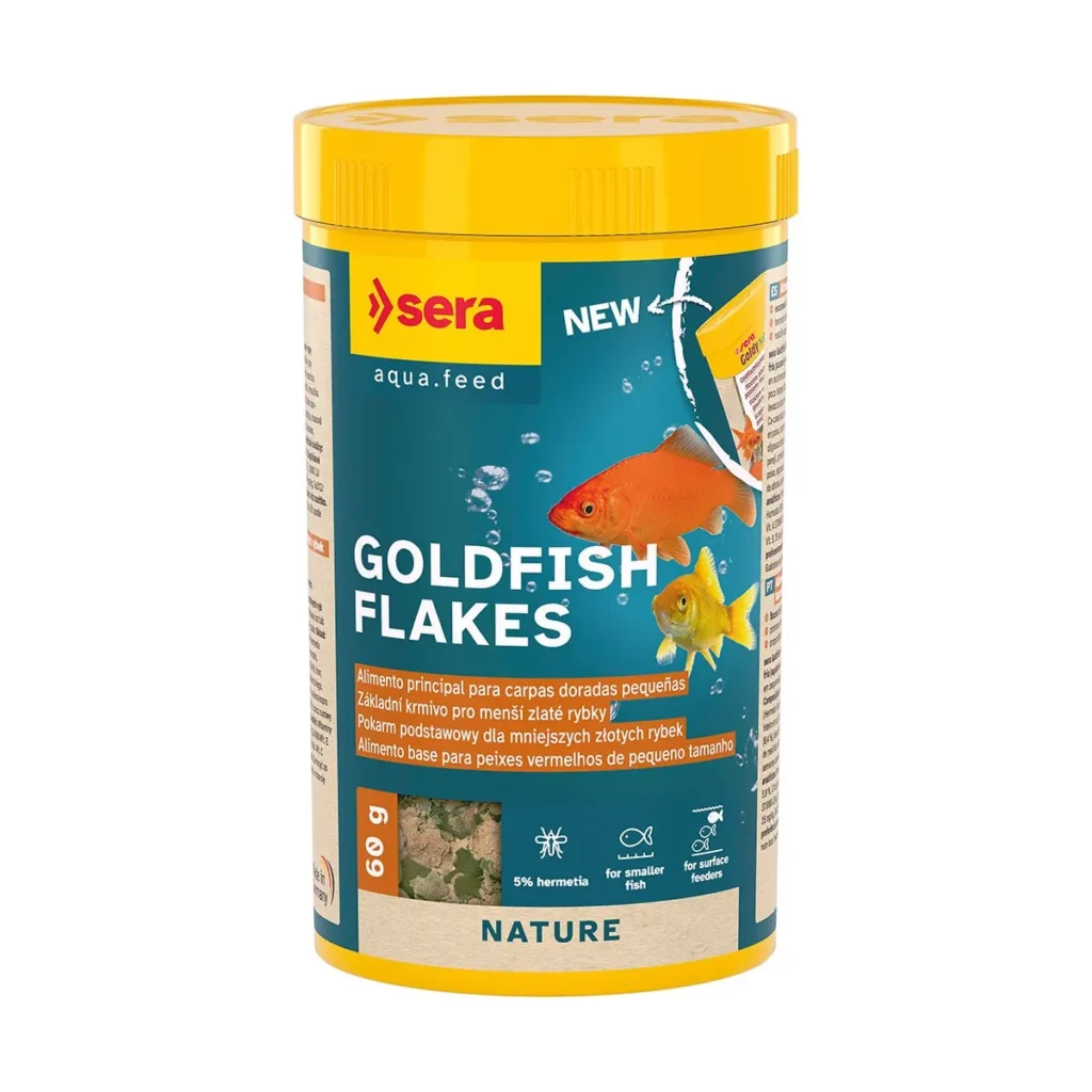 SERA GOLDFISH FLAKES | ALIMENTO PRINCIPAL PARA CARPAS DORADAS PEQUEÑAS