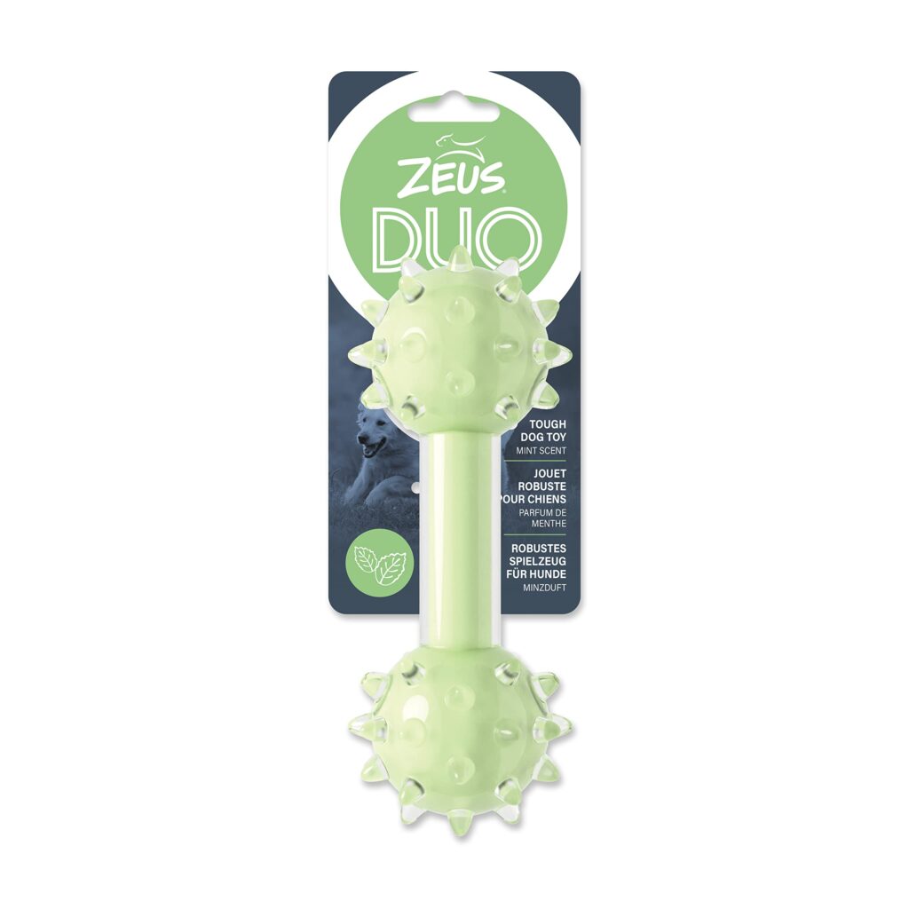 Juguete Mancuerna Zeus Duo Sabor Menta para Perros 18cm