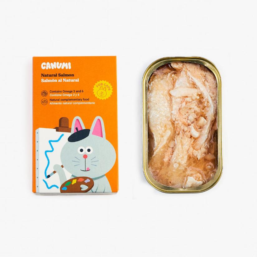 Canumi Salmón al Natural para Gatos 170g