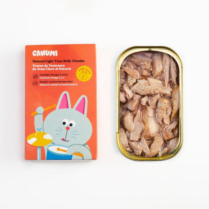 Canumi Atún Claro al Natural para Gatos 170g