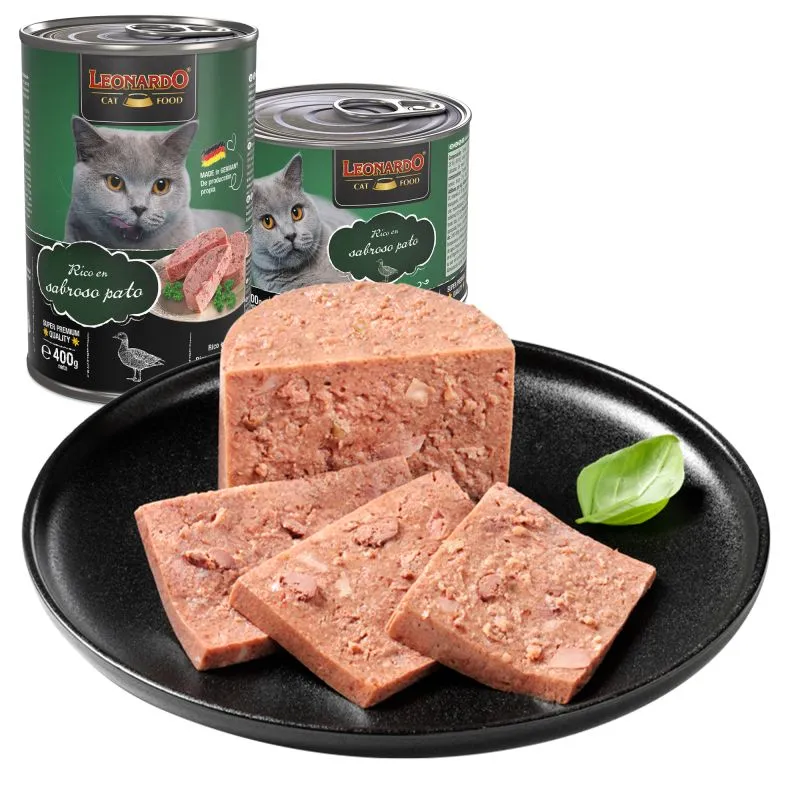Comida Humeda Pato para Gatos | Leonardo