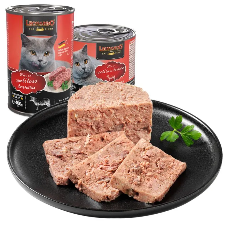 Comida Humeda Ternera para Gatos | Leonardo
