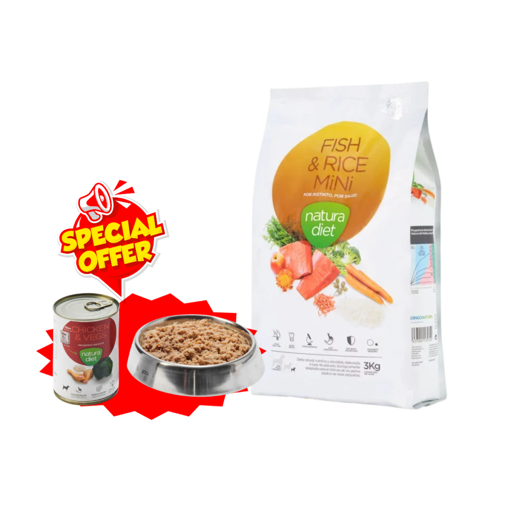 NATURA DIET | DOG FISH & RICE MINI 3KG