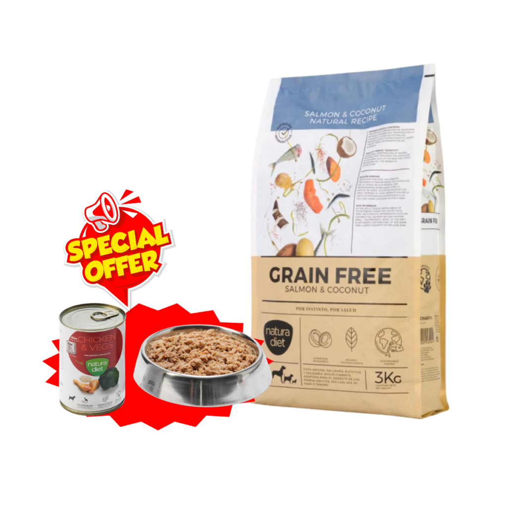 NATURA DIET | DOG GF SALMON&COCO 3KG