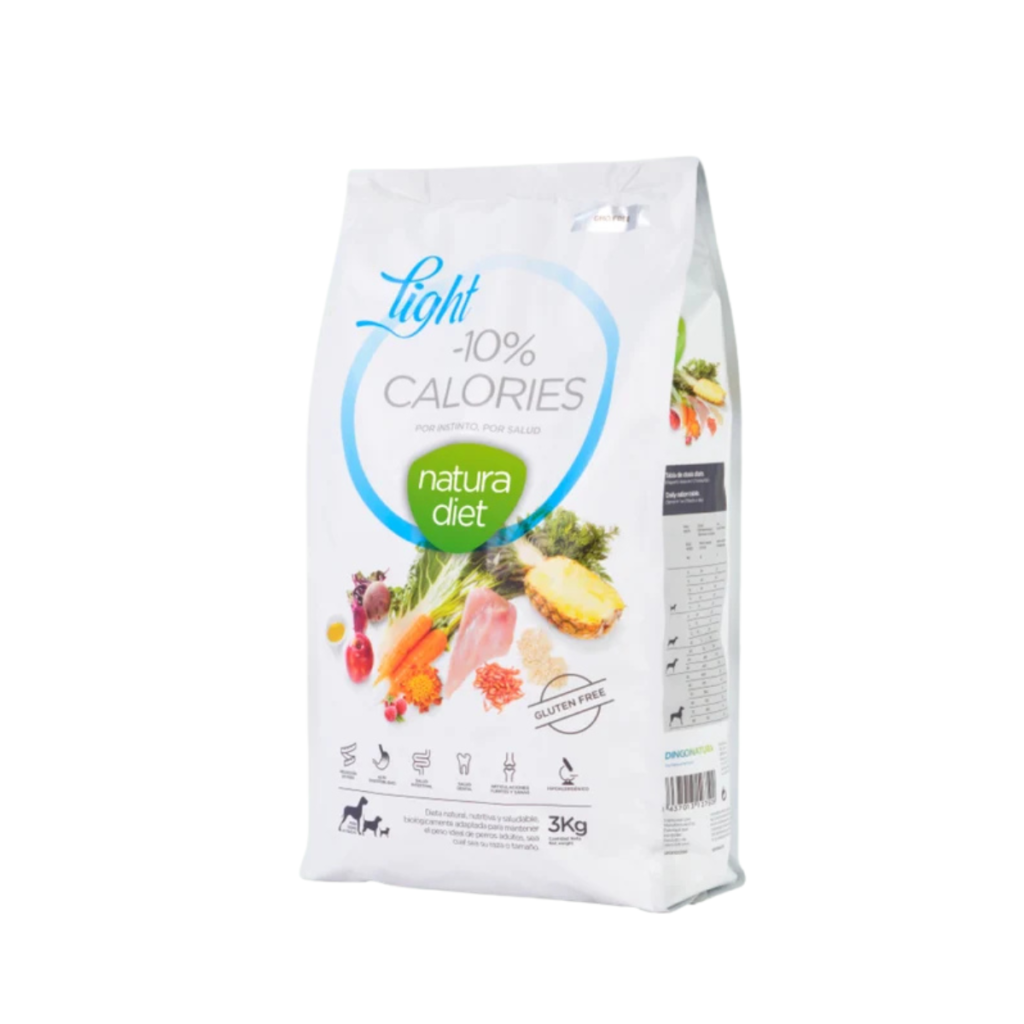 NATURA DIET | DOG LIGHT -10% CALORIES 3KG