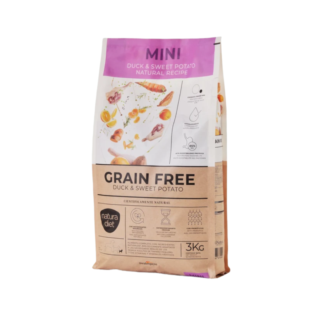 NATURA DIET | DOG MINI GF DUCK&SWEET POTATO 3KG