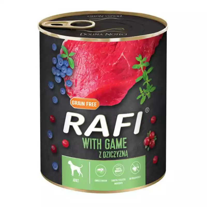 RAFI PATÉ CARNE DE CAZA Y ARÁNDANOS