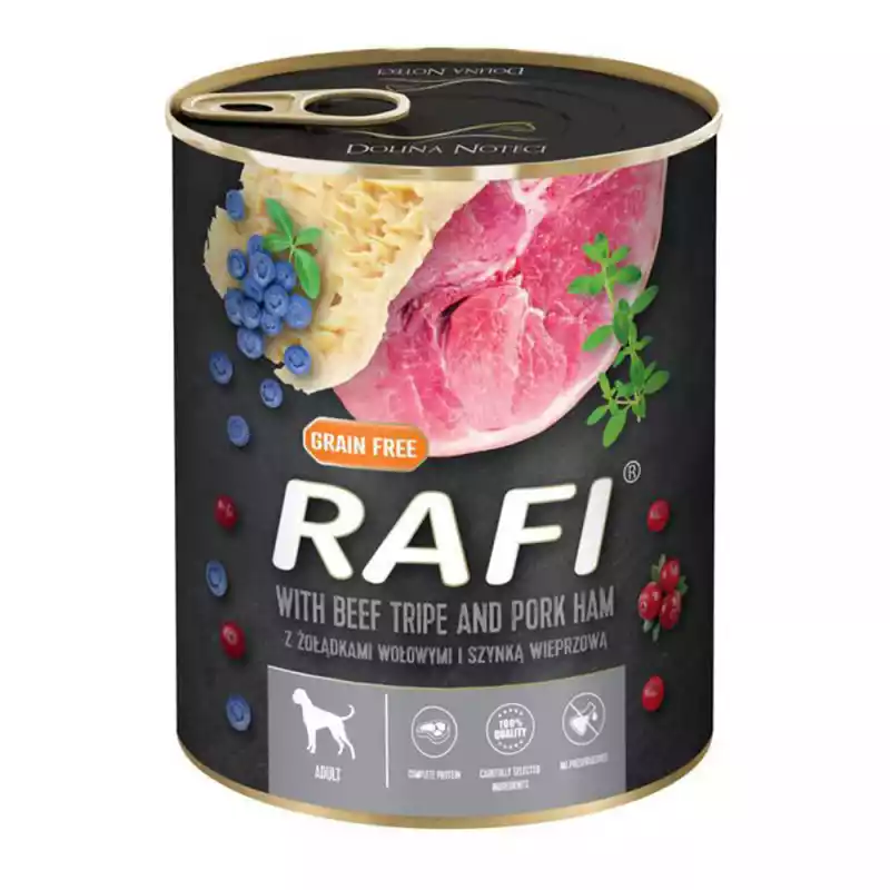 RAFI PATE JAMÓN, TRIPA DE TERNERA Y ARÁNDANOS