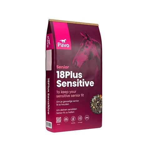 PAVO 18 PLUS SENSITIVE 15KG | Muesli para Caballos Senior Sensibles