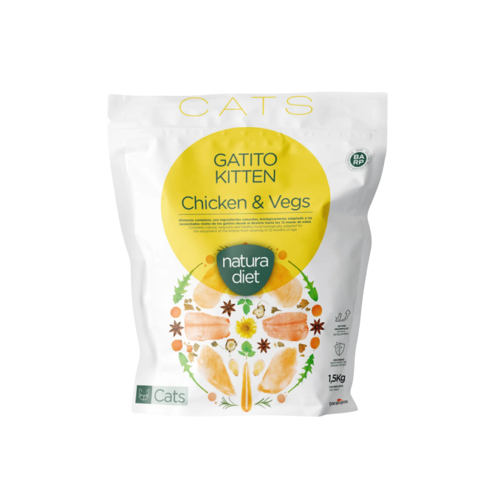 NATURA DIET | CAT KITTEN KITTEN CHICKEN & VEGS 1.5KG