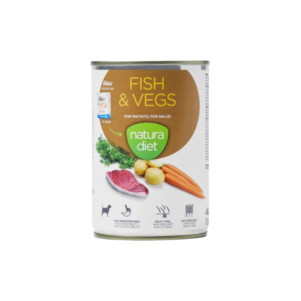 NATURA DIET | DOG PATÉ FISH & VEGS 400GR