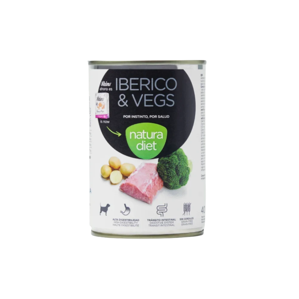NATURA DIET | DOG PATÉ IBÉRICO & VEGS 400GR