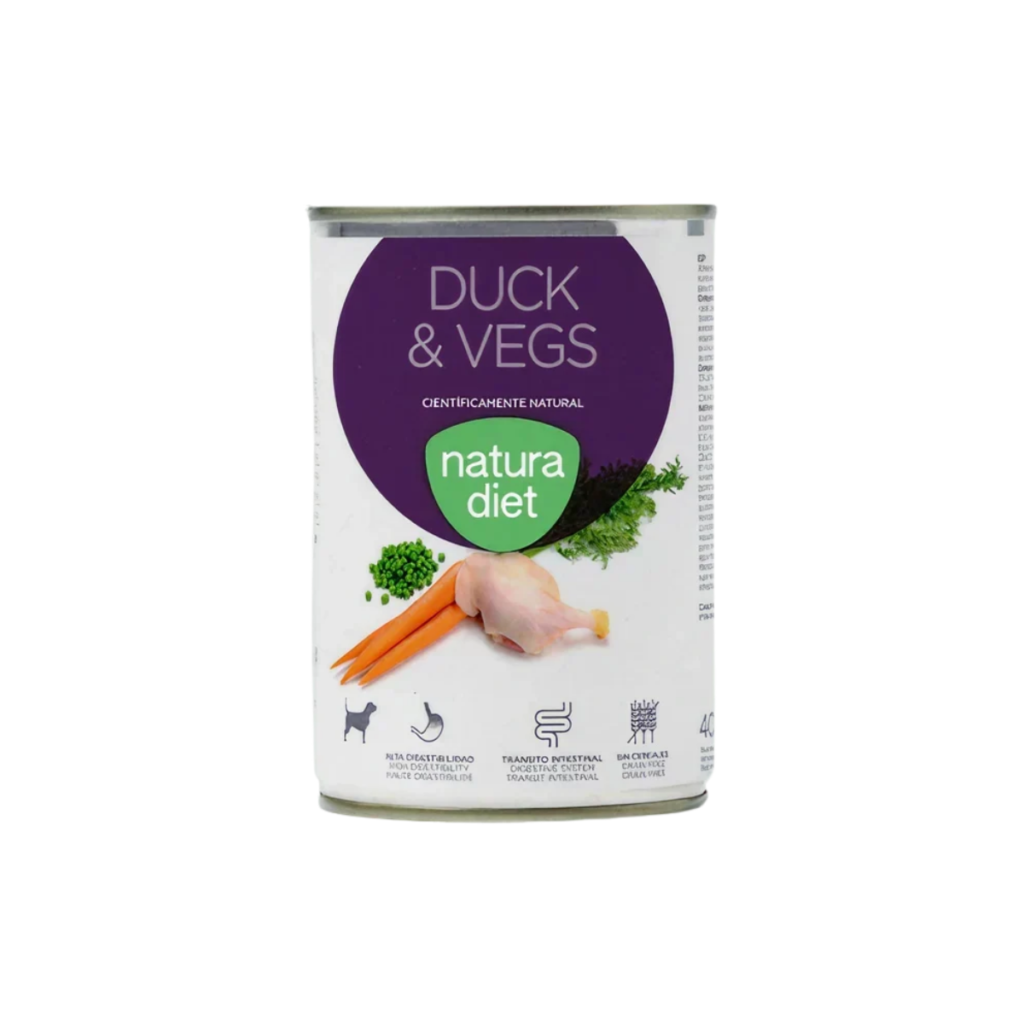 NATURA DIET | DOG PATÉ DUCK & VEGS 400GR