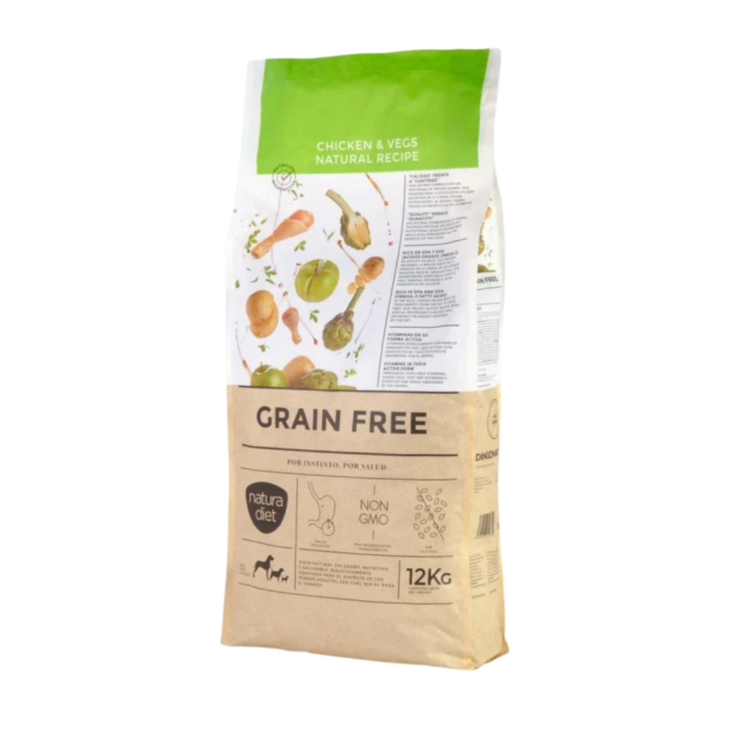 NATURA DIET | DOG GF CHICKEN & VEGS 12KG